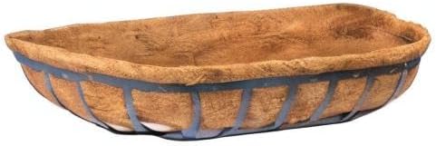 1 Pcs Trough Coco Liner 48 inch Wall Planter Replaceable Coco Liner for Window Box, Fence Flower Baskets