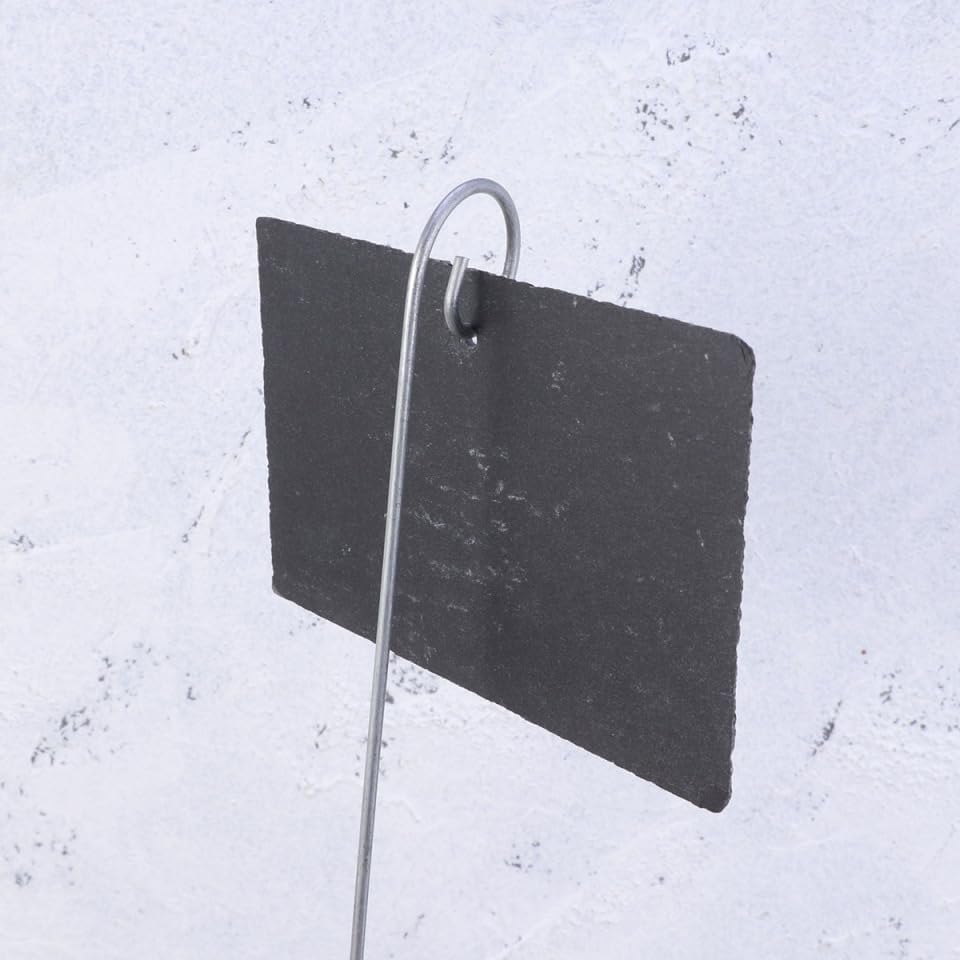 Hemoton Flower Decor Plant Label,Garden Markers Signs,Garden Marker Label Plant,Weatherproof Reusable Natural Hanging Tags for Flower Bed Pots Planters