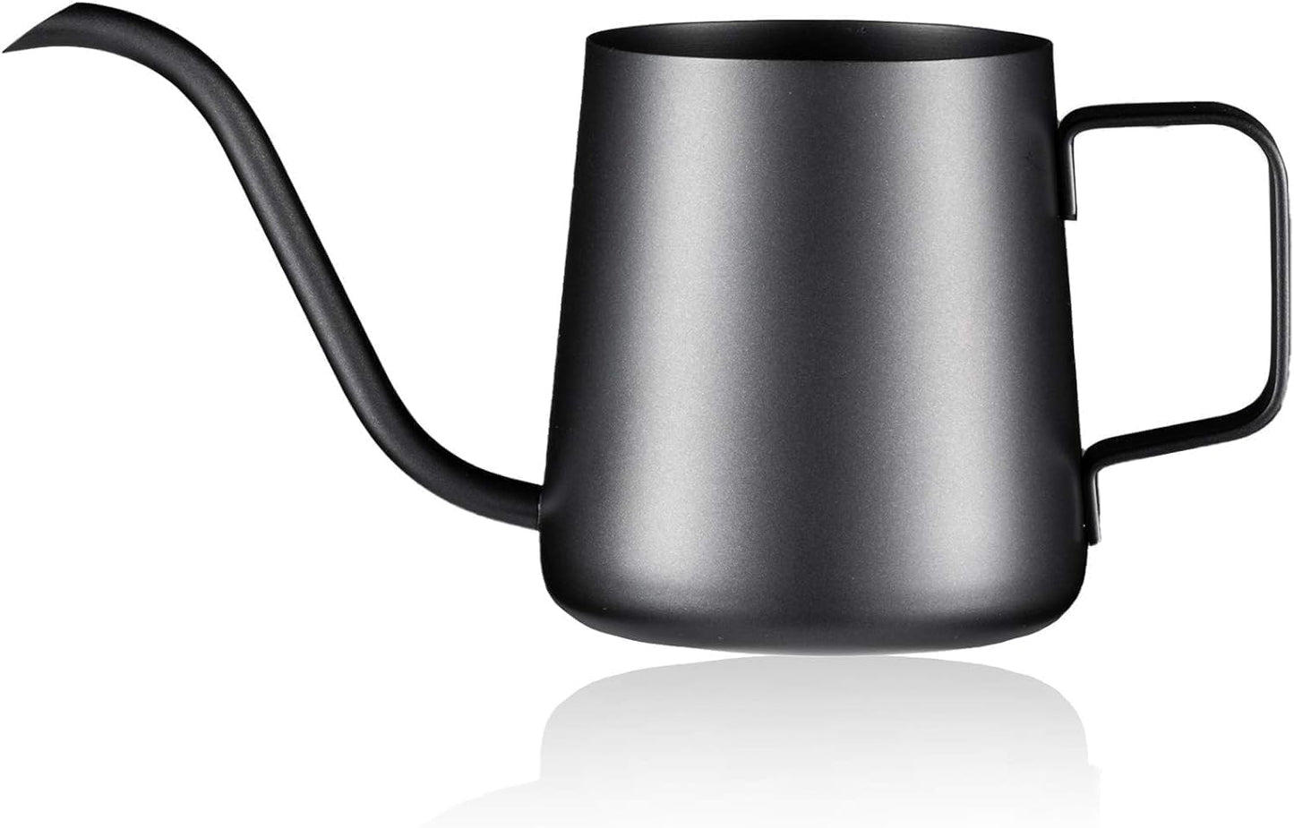 12 oz / 350 ml Watering Can Indoor Plants, Stainless Steel Plant Watering Can with Long Spout (Black) (34oz)