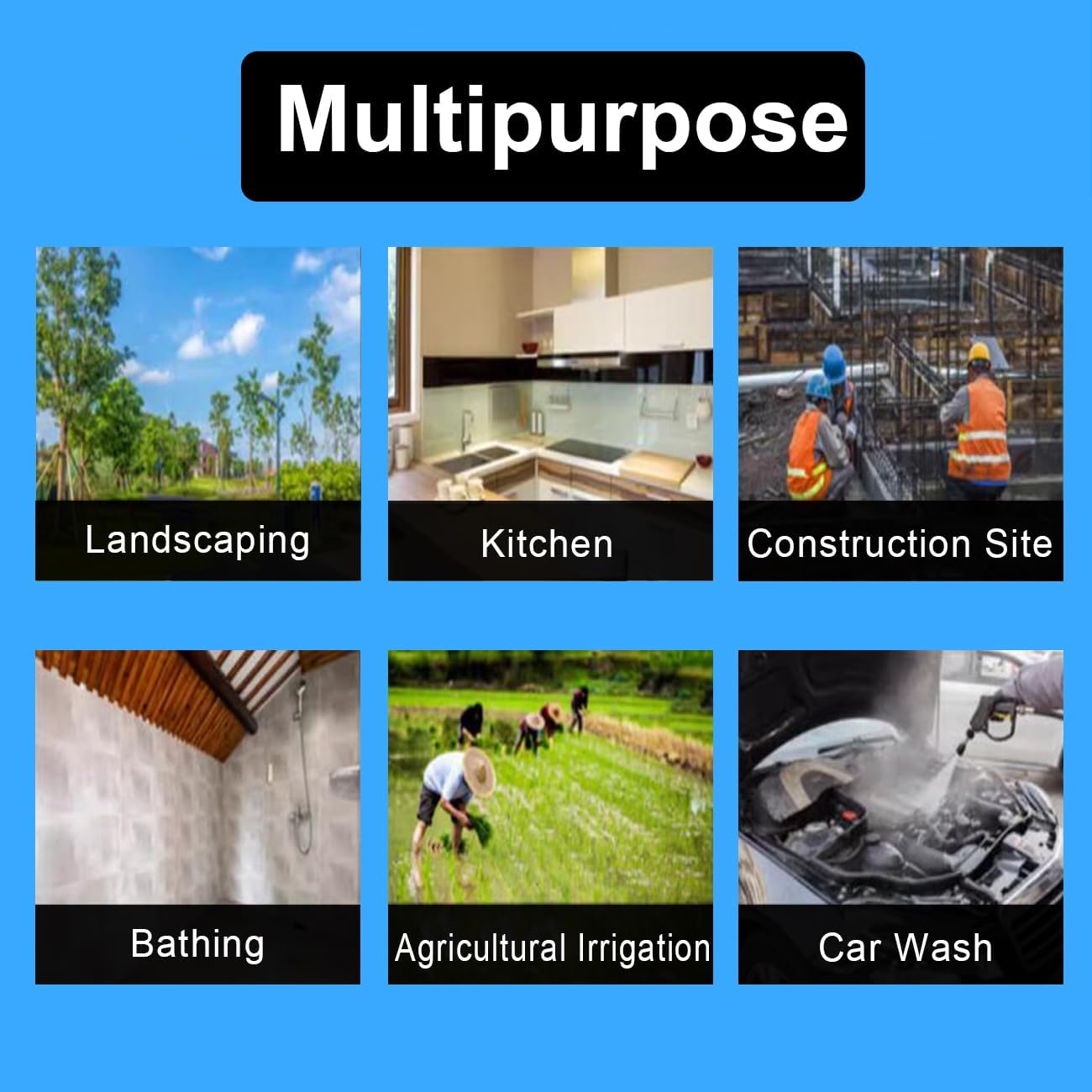 Large Capacity Water Container with Spigot Hose, Portable Water Storage Tank 52.8 Gallon No Leakage Camping Water Carrier for Emergency Vehicle Car Outdoor Hiking Picnic(Size:110L/29Gal)