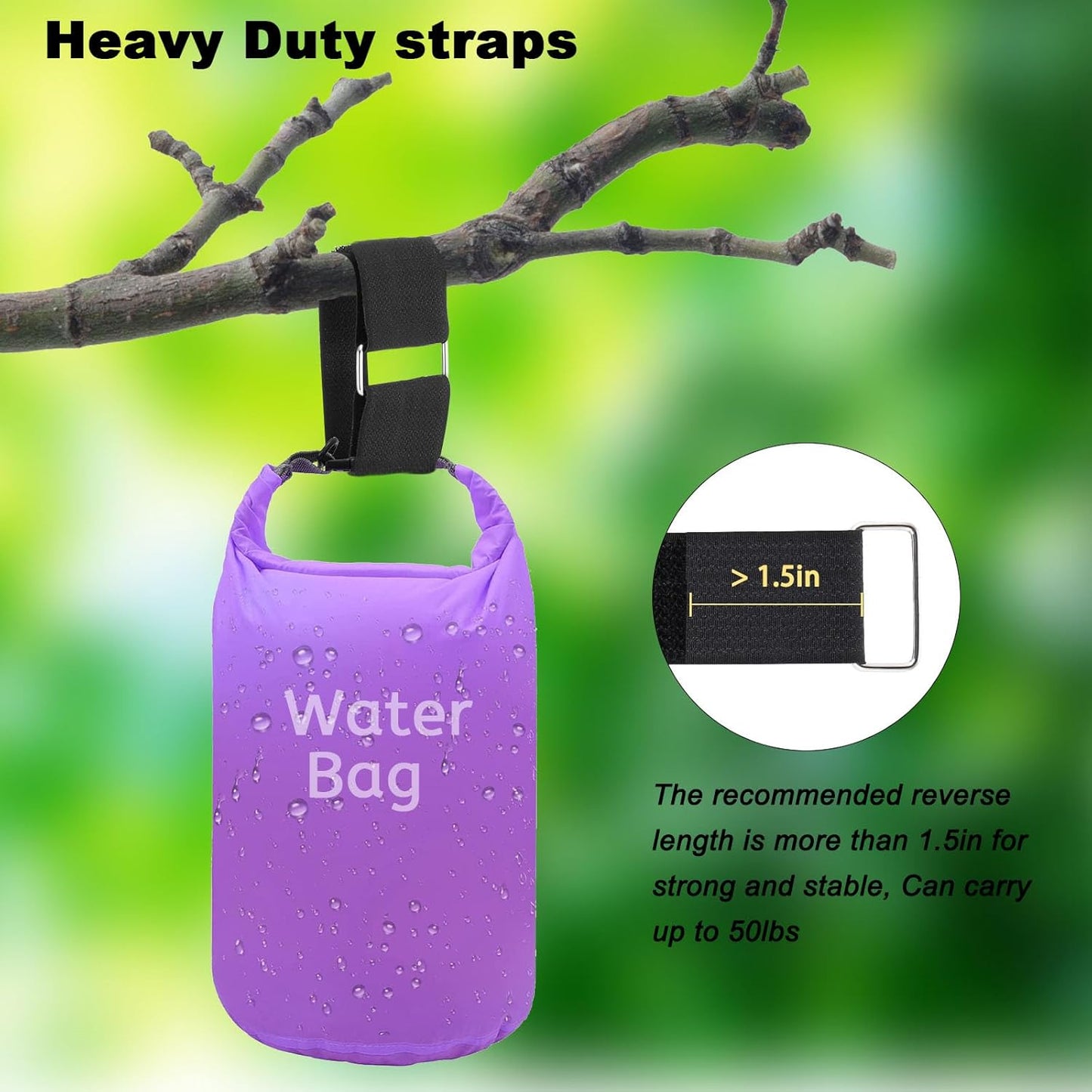 1.5"x32ft Hook and Loop Straps with 30 Metal Buckles, Adjustable Fastening Cable Straps, Cut-to-Length Cinch Strap, Reusable Nylon Securing Cord Ties for Organizer or Storage, Black