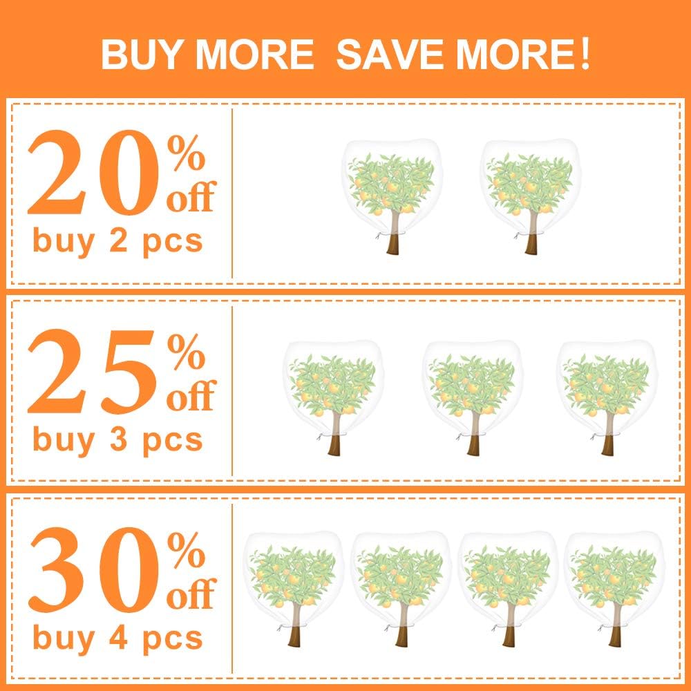 Agfabric Plant Covers Freeze Protection 10'x12' 0.55oz Frost Blankets for Plants Plant Frost Protection Covers Garden Winter Frost Pests Protection,White