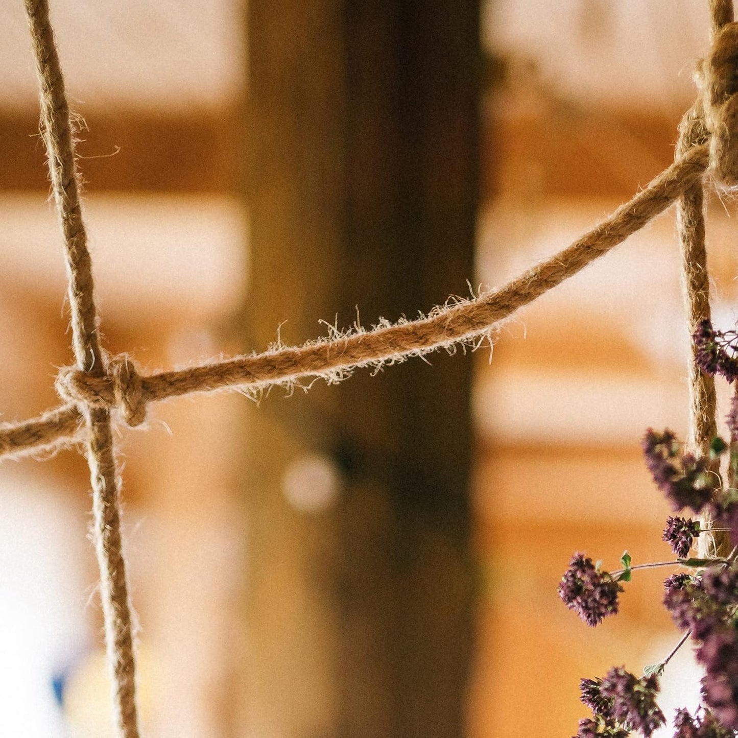 5mm x 100 Feet Natural Jute Rope, Twine for Gardening Tomato Climbing Plant Tie Floristry Crafts Gift Wrapping Packing Decor