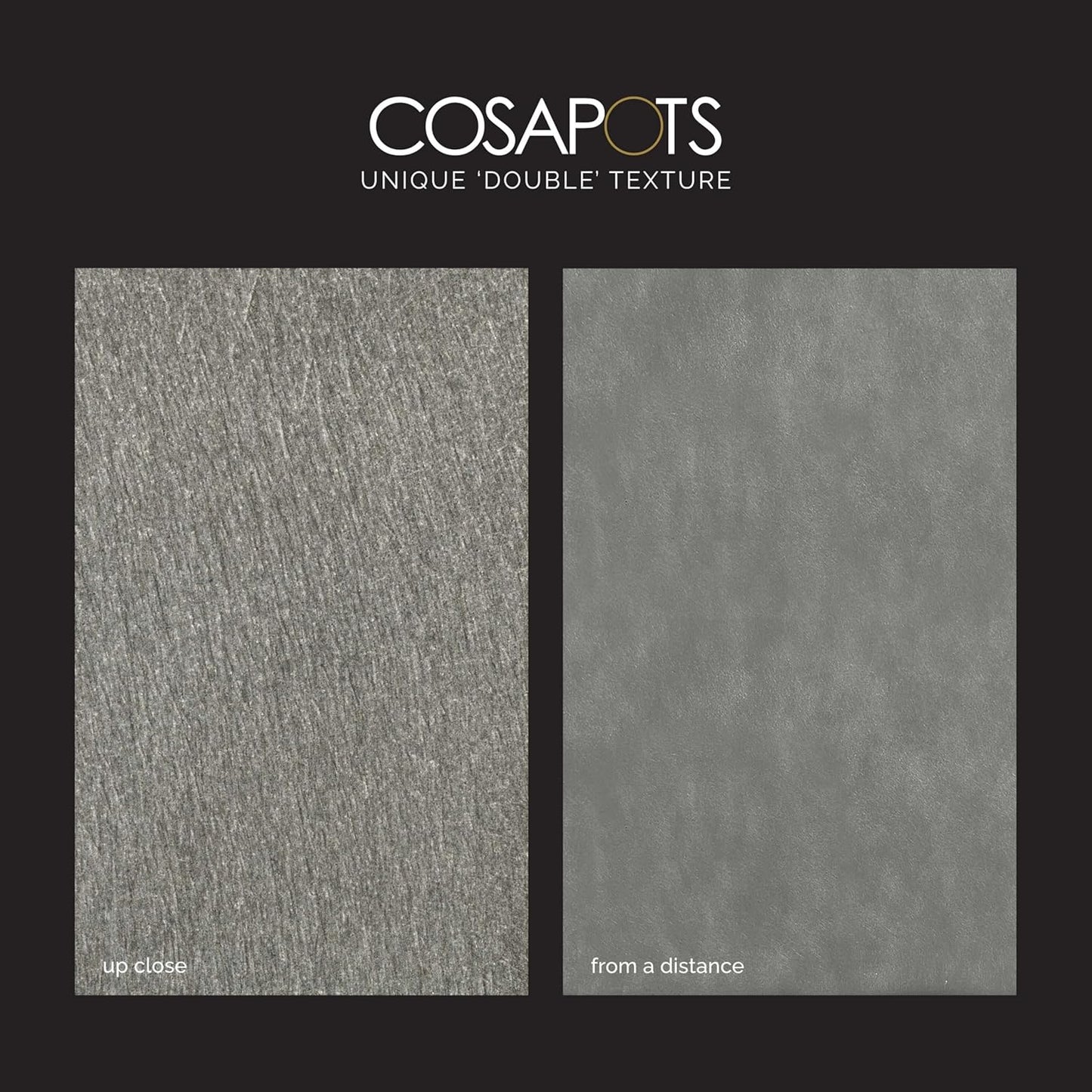 Reglito Cube Planter – Fiberglass Indoor/Outdoor and Weather-Resistant Large Planter (Concrete Stone, 31.5" L x 31.5" W x 32.1" H)