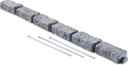 Beuta Landscape Edging – Faux Stone Garden Border for Flower Beds, Pathways, and Lawn Edging (Greystone)