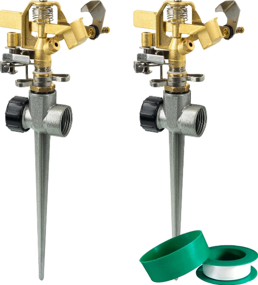 Hourleey Impact Lawn Sprinklers Review: Heavy Duty Adjustable Sprinkler for Large Yards