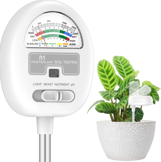 Upgraded 4-in-1 Soil Moisture Meter Review – Accurate pH, Light, Moisture & Nutrient Tester for Indoor and Outdoor Plants