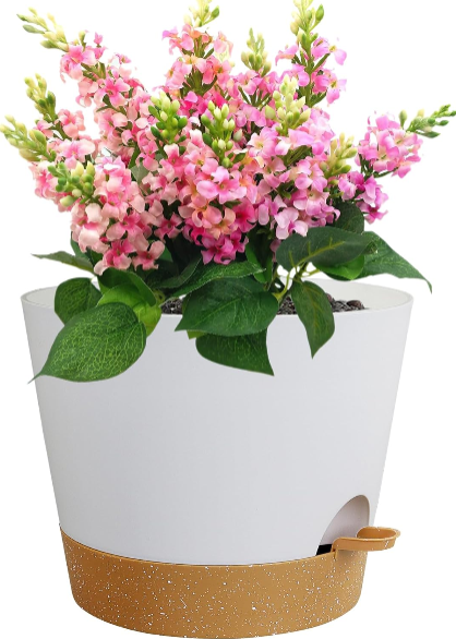 12-Inch Large Self-Watering Planter Review – Modern Indoor & Outdoor Flower Pot with Drainage and Reservoir