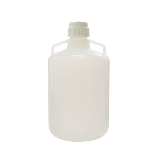 20L (5 Gallons) Round Carboys with Handles,Molded Graduations, Autoclavable PP Material, Heavy Duty Water Can, Lab, Home, Travel Liquid Storage, LVAA002