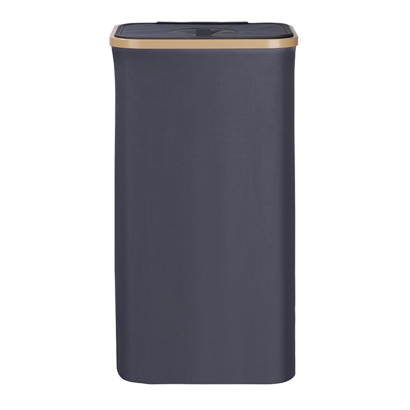 Indoor Recycling Bins for Kitchen,Kitchen Trash Can with Lid, Large 26-Gallon 100-Liter Capacity, Detachable and Reusable Inner Bag, Suitable for Bottles, Cans, and Glass，Grey