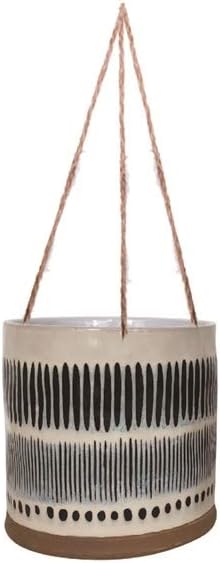 Hanging Ink Toby 5" Flower Pot, Multi Color