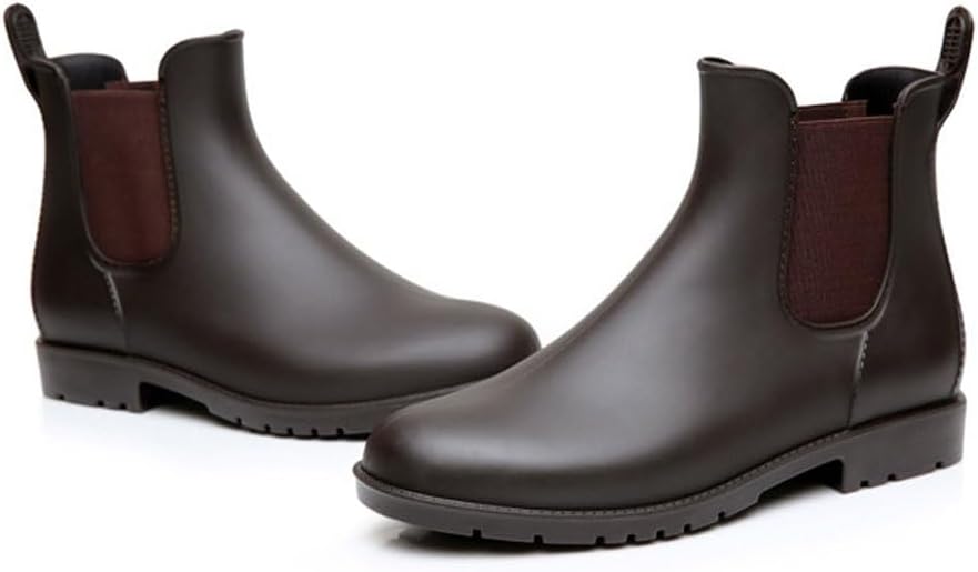 Asgard Women's Ankle Rain Boots Waterproof Chelsea Boots