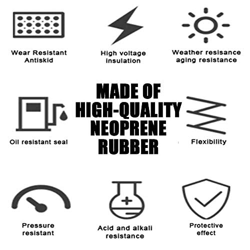 NABOWAN Solid Rubber Sheets,Strips,Rolls 1/16" (.062") Thick x 12" Wide x 47" Long, Thin Neoprene Rubber, Perfect for DIY Gasket Material, Sealing, Liner, Shield, Padding, Mat