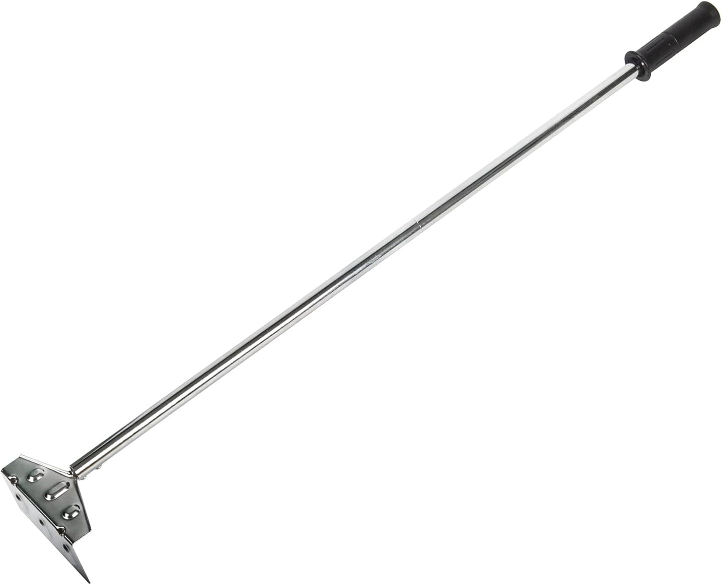 Heavy Duty Charcoal Grill Rake Ash Tool Accessories With Rubber Handle, Kettle Grill Pizza Oven Ash Rake - 32 Inch