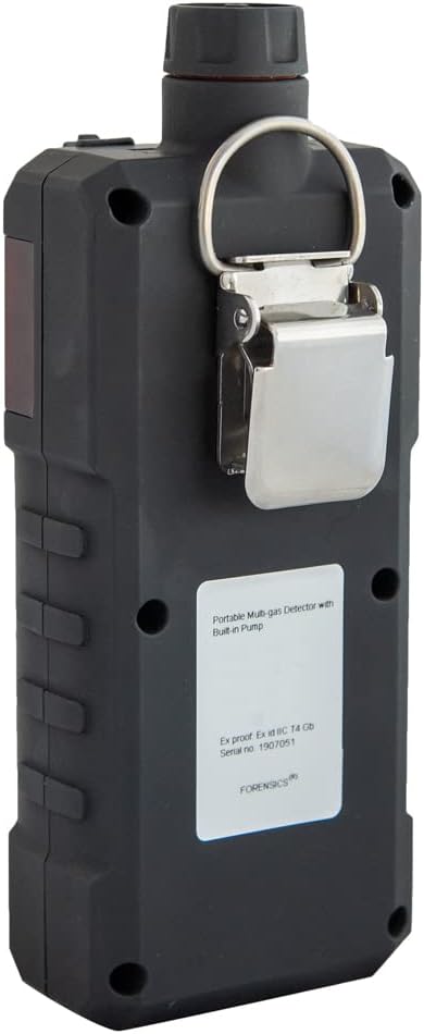 Hydrogen Gas Analyzer by Forensics | USA NIST Calibration |Range: 0-1000ppm | Resolution: 1ppm | Built-in Pump & 4ft Probe |