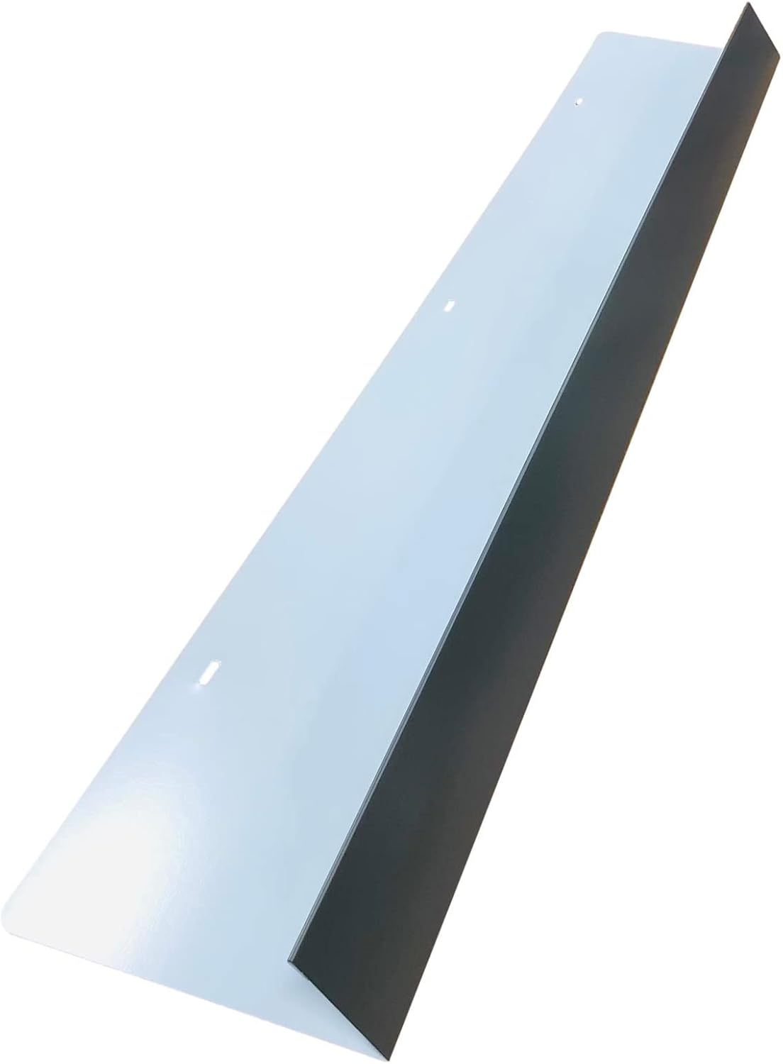 EAGLE 1- Shingle Roof Rain Diverter 40 Inches Long- 26 Gauge Material- Easy to Install- Includes Stainless Steel Nails (1, Charcoal Grey)