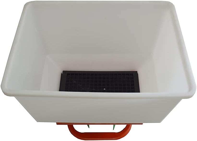 ATV/UTV Seed Fertilizer Spreader Broadcast Spreader 265lbs Garden Farmer Tractor Spreader 12V Variable Easy Fix Fertilizer Hopper Dry Material Spreader