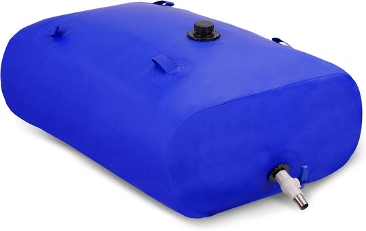 1000L/264gal Foldable Water Bladder Storage Container - Large Capacity Soft Water Bag for Drought Resistance, Fire Prevention, and Emergency Water