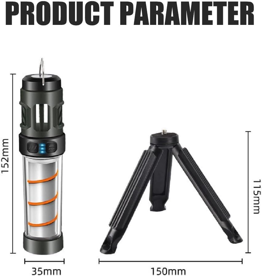 Repelix Portable Camping Light - Repelix M Pro New & Improved 2025 Model (Black-1PCS)