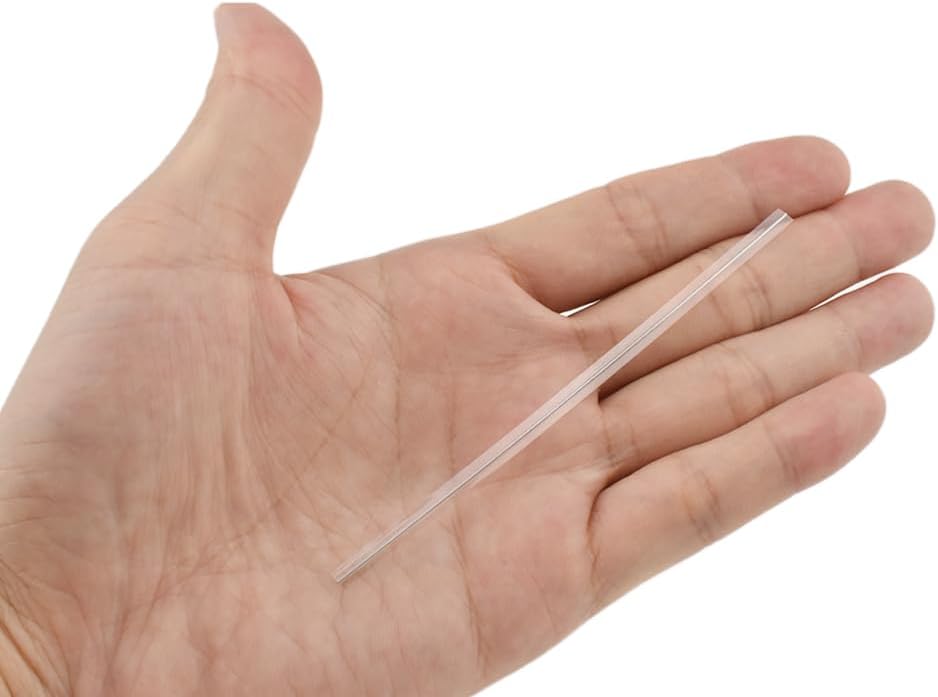 HAHIYO 300Pcs 5inches Cear Metal Twist Ties Bread Candy Coffee Bag Ties Plant Garden Twist Ties for Cellophane Treat Bags Gift Wraping Bags Plastic Bags Halloween Party Cake Present Art Crafts