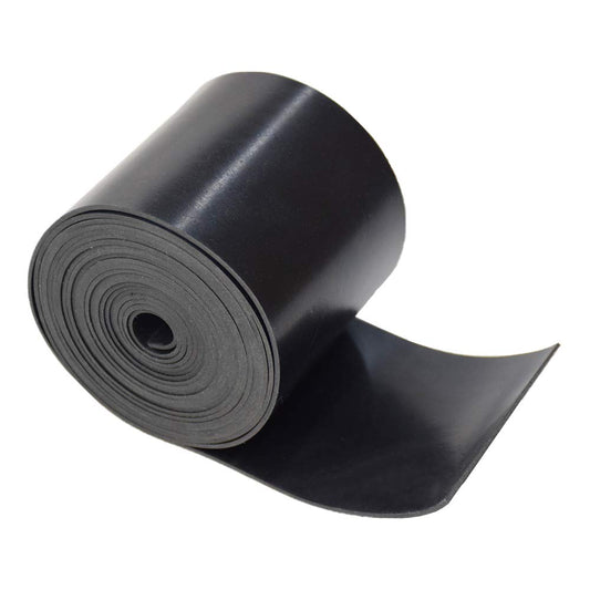 DOBTIM Neoprene Rubber Strips 1/16 (.062)" Thick X 3" Wide X 10' Long, Solid Rubber Rolls Use for Gaskets DIY Material, Supports, Leveling, Sealing, Bumpers, Protection, Abrasion, Flooring, Black