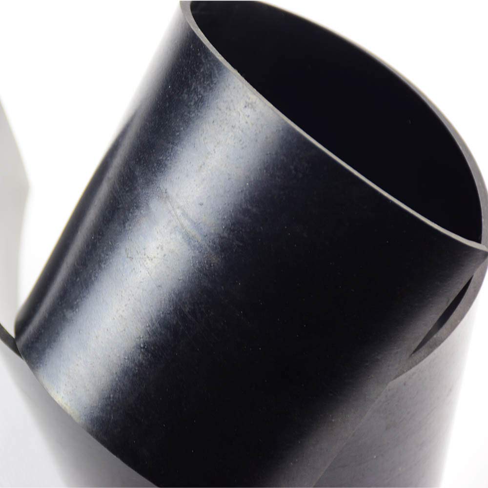 DOBTIM Neoprene Rubber Strips Rolls 1/8 (.125)" Thick X 4" Wide X 24'' Long, Solid Rubber Sheet Use for Gaskets DIY Material, Supports, Leveling, Sealing, Bumpers, Protection, Abrasion, Black