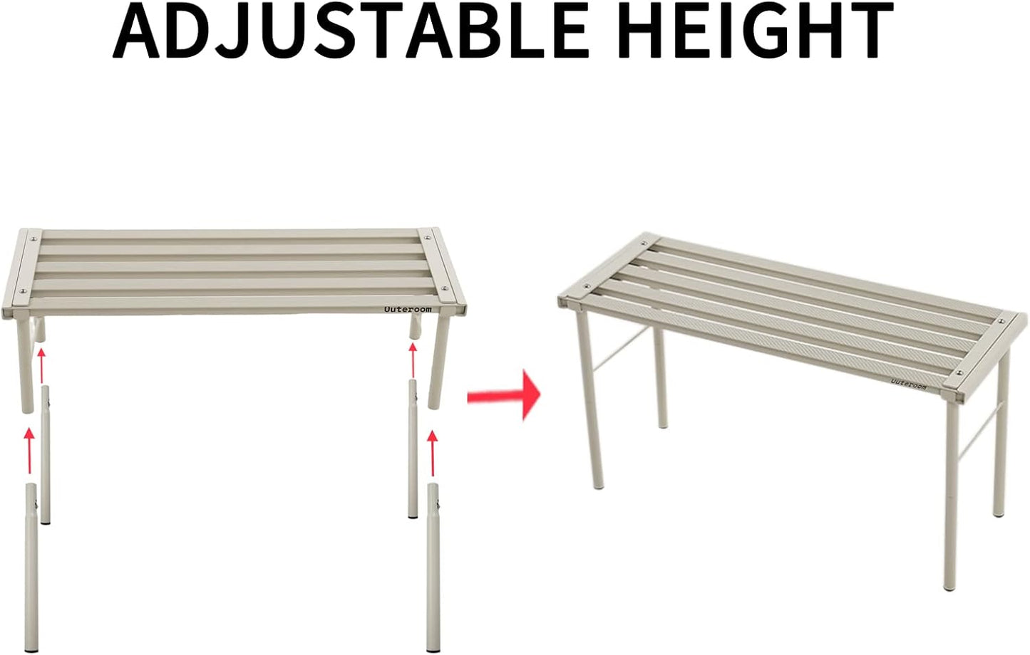 Metal Plant Stand, Rust-proof Aluminum Flower Pot Stand, Plants Display Stands Decoration Racks for Living Room Balconies and Gardens (60 White)