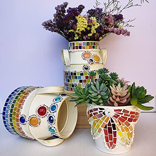 1.1lb Irregular Crystal Mosaic Tiles,Small Mosaic Tile DIY Hobbies Children Handmade Crystal Craft for Crafts Bulk DIY Picture Frames Handmade Jewelry Coaster (Green Series)