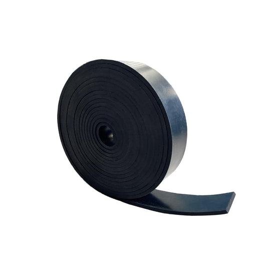 Solid Rubber Strips 1/8 (.125)" Thick X 1" Wide X 10'Long, Solid Rubber Sheet for Anti-Slip Pads, Flooring, Seals, Crafts, Anti-Vibration, Gaskets DIY