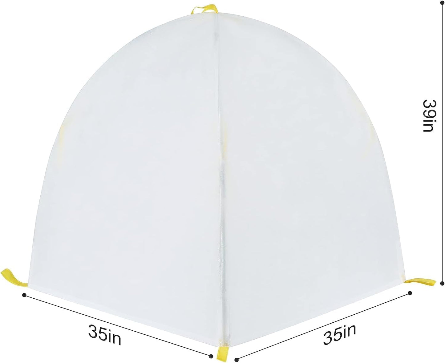 Plant Covers Freeze Protection,Plant Protector and Cover,Winter Snow & Frost Covers with Stakes,Warm Plant Tent, Protecting Fruit Tree Potted Plants and Shrub from Freezing Animals Eating.(2 Pack)