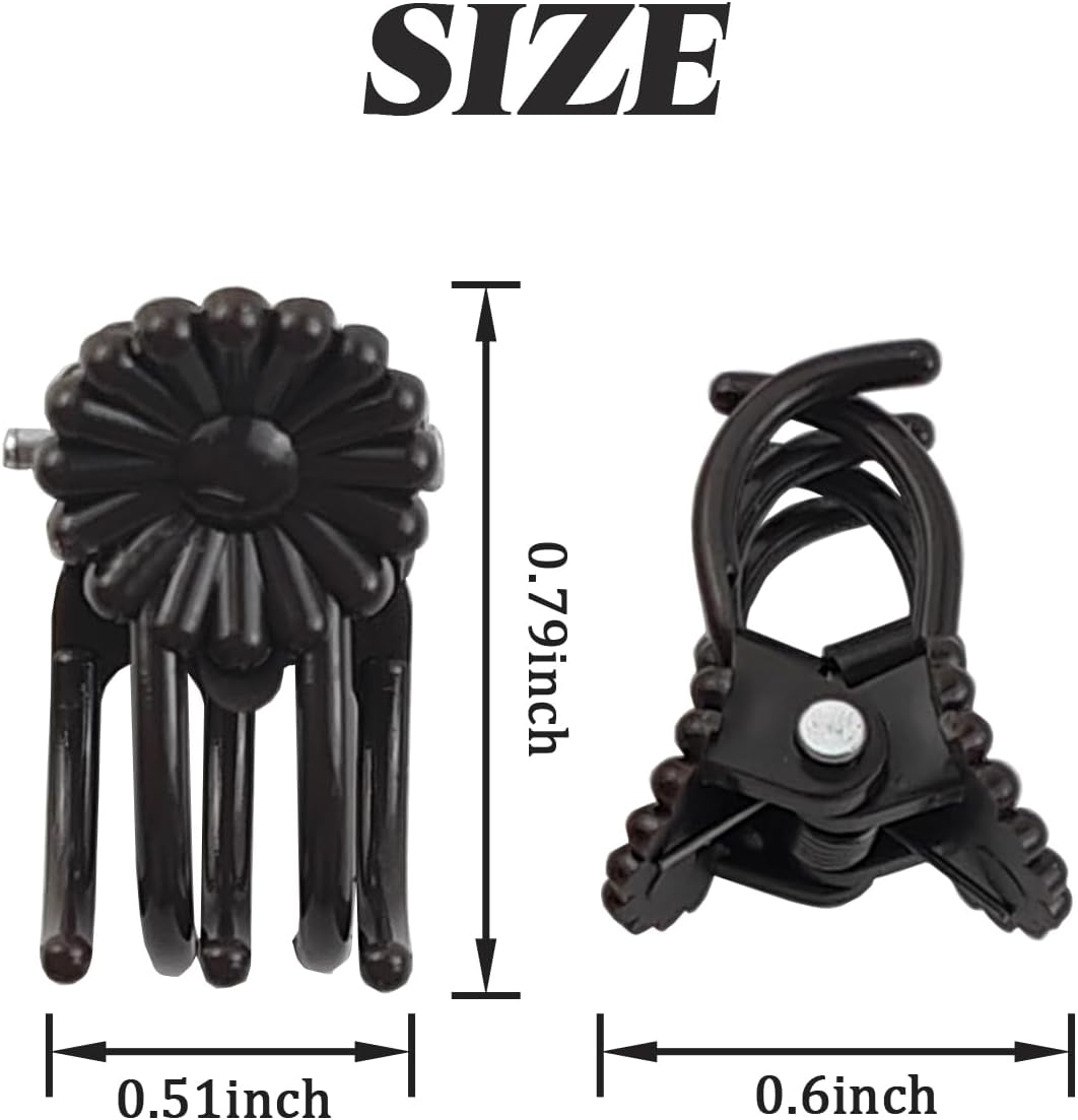 GXXMEI 400PCS Plant Clips, Orchid Clips Plant Orchid Support Clips Flower and Vine Clips for Supporting Stems Vines Grow Upright Dark Brown