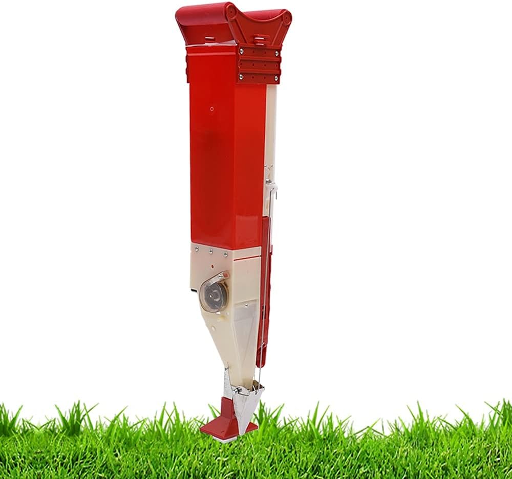 Hand-held FertilizationApplicator Hand Planter Tool Adjustable Handheld Garden Home FertilizerSpreader (A-FertilizerTool)