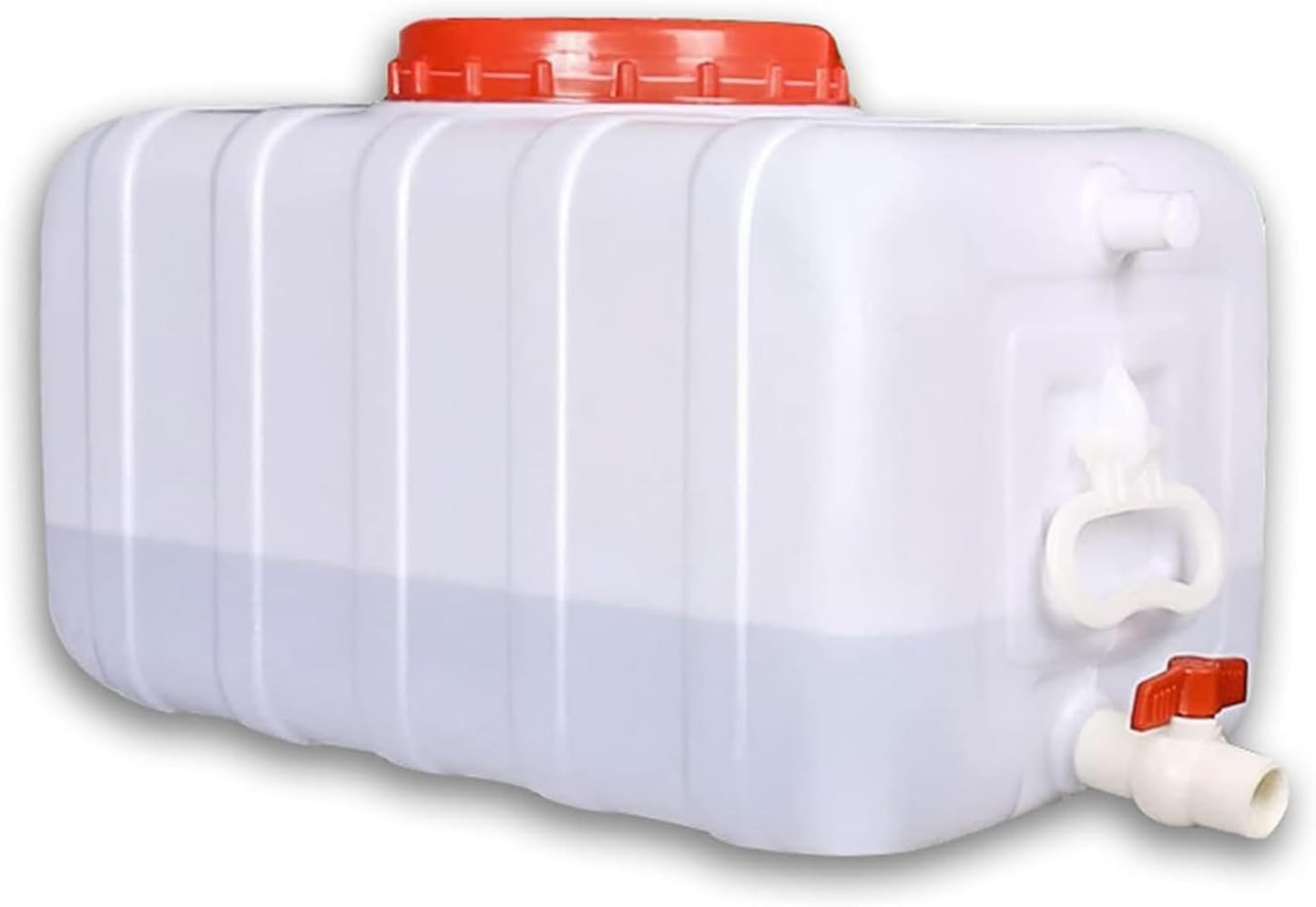 Water Storage Containers Water Carrier Plastic Water Tank with Tap Emergency Water Container 50L/80L/110L/200L Water Bucket Jug for Hiking Camping Driking Outdoors Indoors(Size:200L)