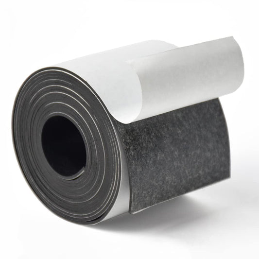 DOBTIM Adhesive Neoprene Solid Rubber Strips 1/16 (.062)" Thick X 3" Wide X 10' Long, Self Stick Rubber Sheet Non-Slip Insulation