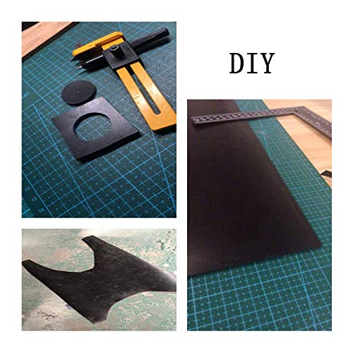 NABOWAN Solid Rubber Strip,Sheets,Rolls 1/4" (.250") Thick x 2" Wide x 60" Long, Thick Neoprene Rubber, Perfect for DIY Rubber Gasket, Weather Stripping, Sealing, Padding