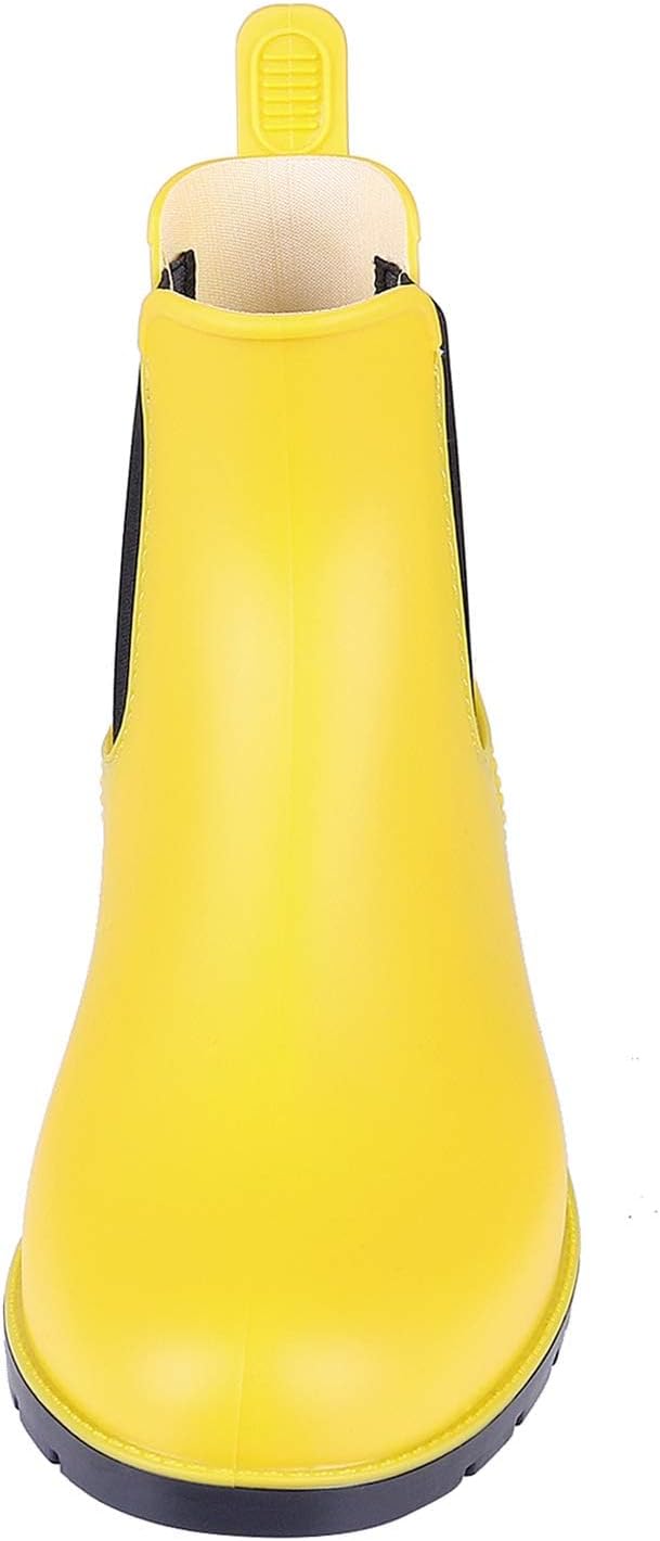 Asgard Women's Ankle Rain Boots Waterproof Chelsea Boots