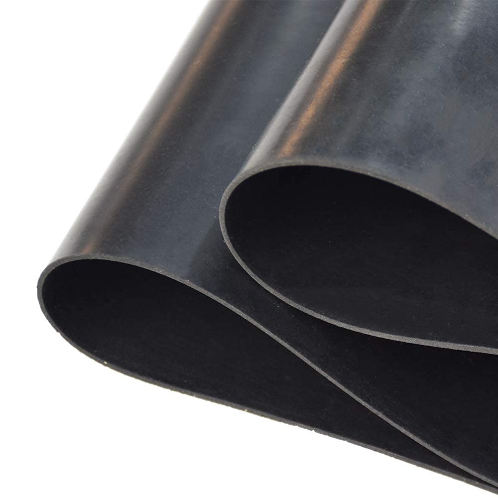 DOBTIM Neoprene Rubber Strips 1/16 (.062)" Thick X 10" Wide X 10' Long, Solid Rubber Rolls Use for Gaskets DIY Material, Supports, Leveling, Sealing, Bumpers, Protection, Abrasion, Flooring, Black