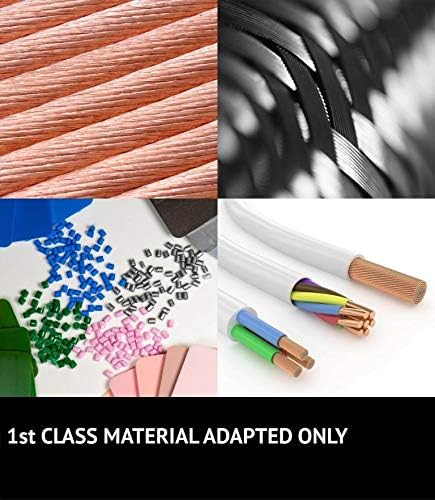 JAVEX Robotic Mower Boundary Wire [SupremeShield Protection]- Tinned Copper, Universal for Gardena, Husqvarvna, Worx & Other Auto-Mower Brands Installation Kit [3.8mm, 24x0.25mm, 3xShield], 328Ft