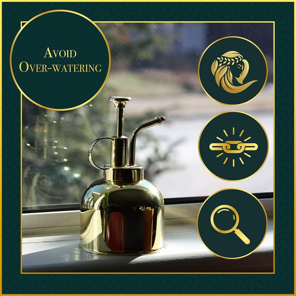 Plant Mister Spray Bottle (Gold, Rose Gold, Silver, Black)