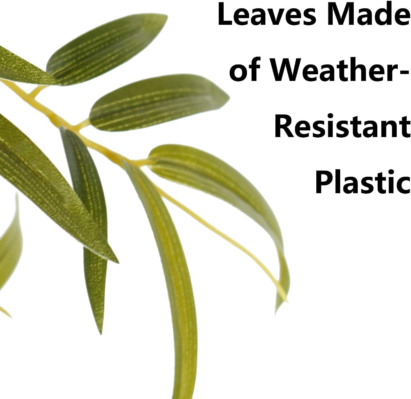 Happygrill Artificial Bamboo Tree, Greenery Plants in Nursery Pot, Decorative Fake Trees Artificial Trees for Home Decor Indoor,Office, Entryway, 5Ft High