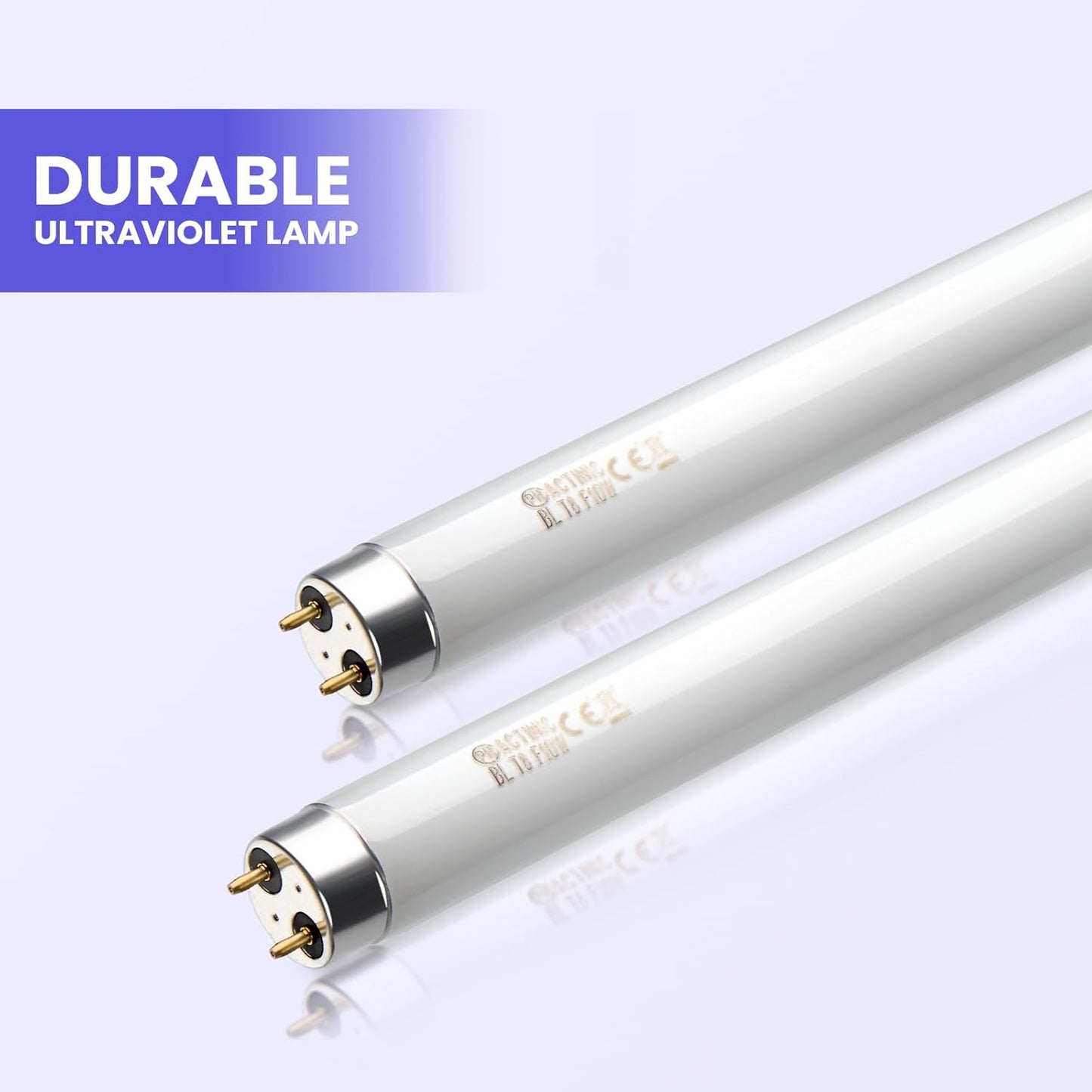 LiBa Bug Zapper Replacement UV Lamp Bulb - 10W Light Tubes, Compatible with 20W Indoor Electronic Mosquito Lamp, Suitable for LiBa Indoor Mosquito Zapper