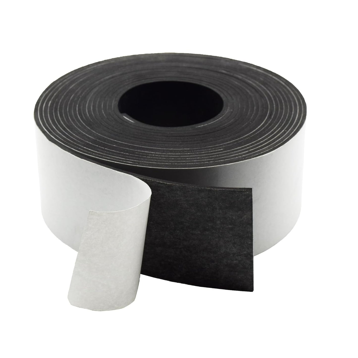 DOBTIM Neoprene Rubber Strips Self Adhesive 1/8 (.125)" Thick X 3" Wide X 25'Long, Solid Rubber Sheets, Rolls & Strips for Gaskets DIY Material, Supports, Leveling, Sealing, Bumpers, Abrasion Black