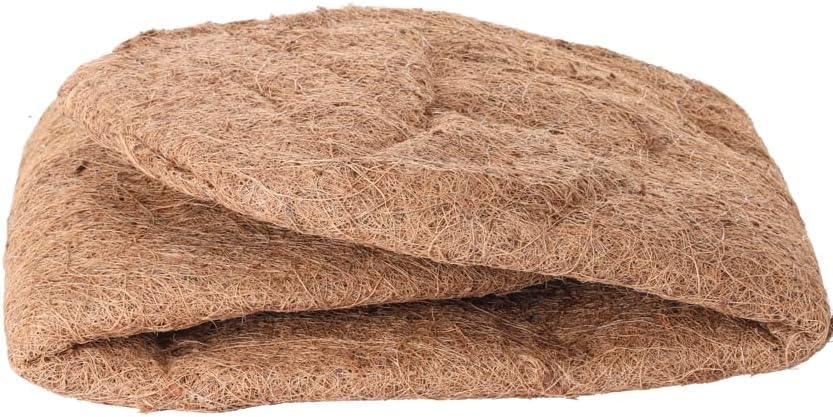 30 inch Replaceable Coco Liner for Railing Basket Horse Trough Coco Liner for Window Box, Coco Liner for Fence Flower Baskets 100% Natural Coir Liners for Basket (30 in / 2Pcs)