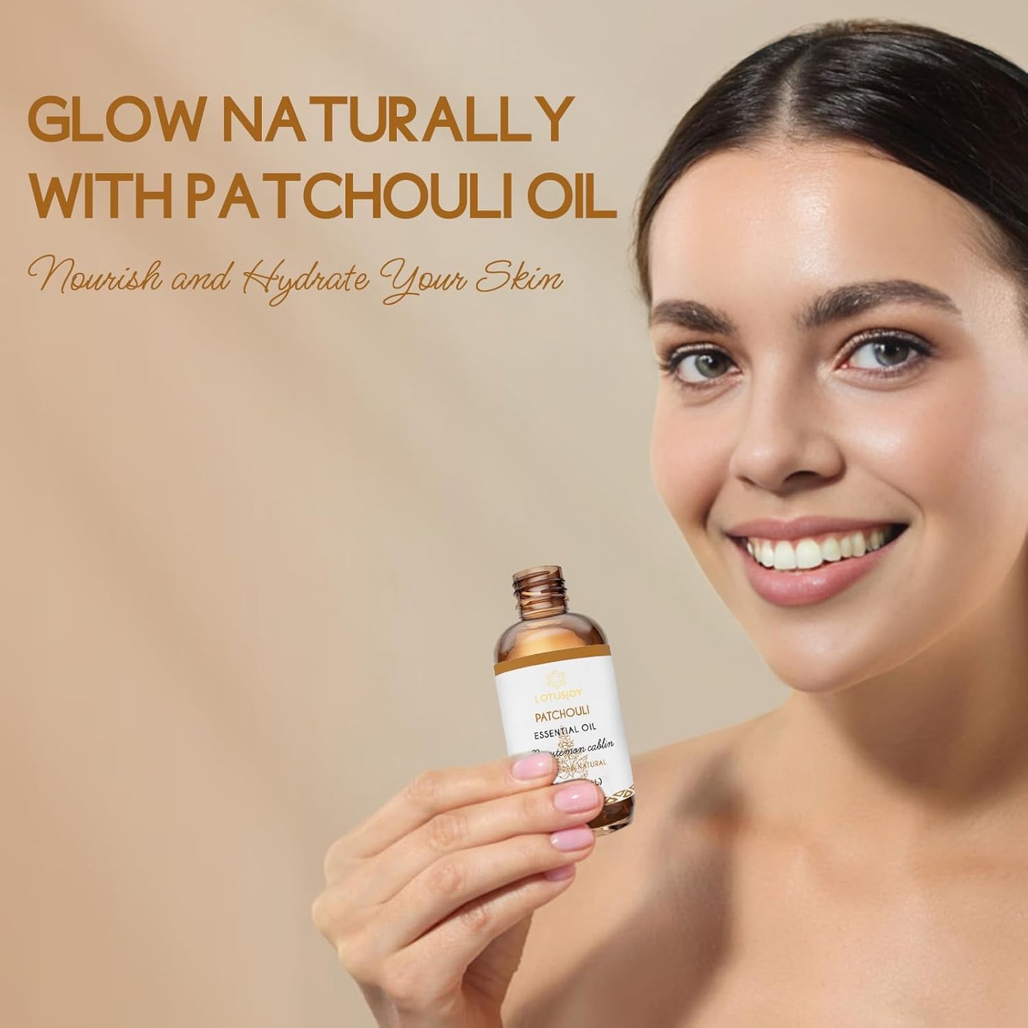 Patchouli Essential Oil for Skin Hair Diffuser, 100% Pure Natural Patchouli Oil for Room Spray, Roll On, DIY Candles & Soap Making - 4 Oz