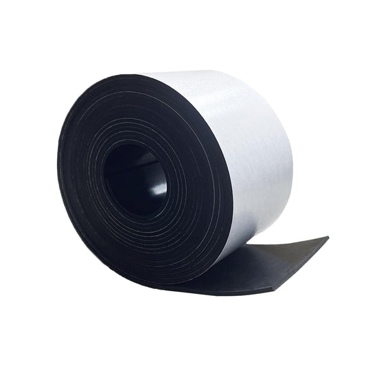 Adhesive Rubber Strips 1/16 (.062)" Thick X 2" Wide X 10'Long, Solid Rubber Strip with Adhesive for DIY Gaskets Crafts Pads Sealing Abrasion Supports Flooring Protection Warehouse