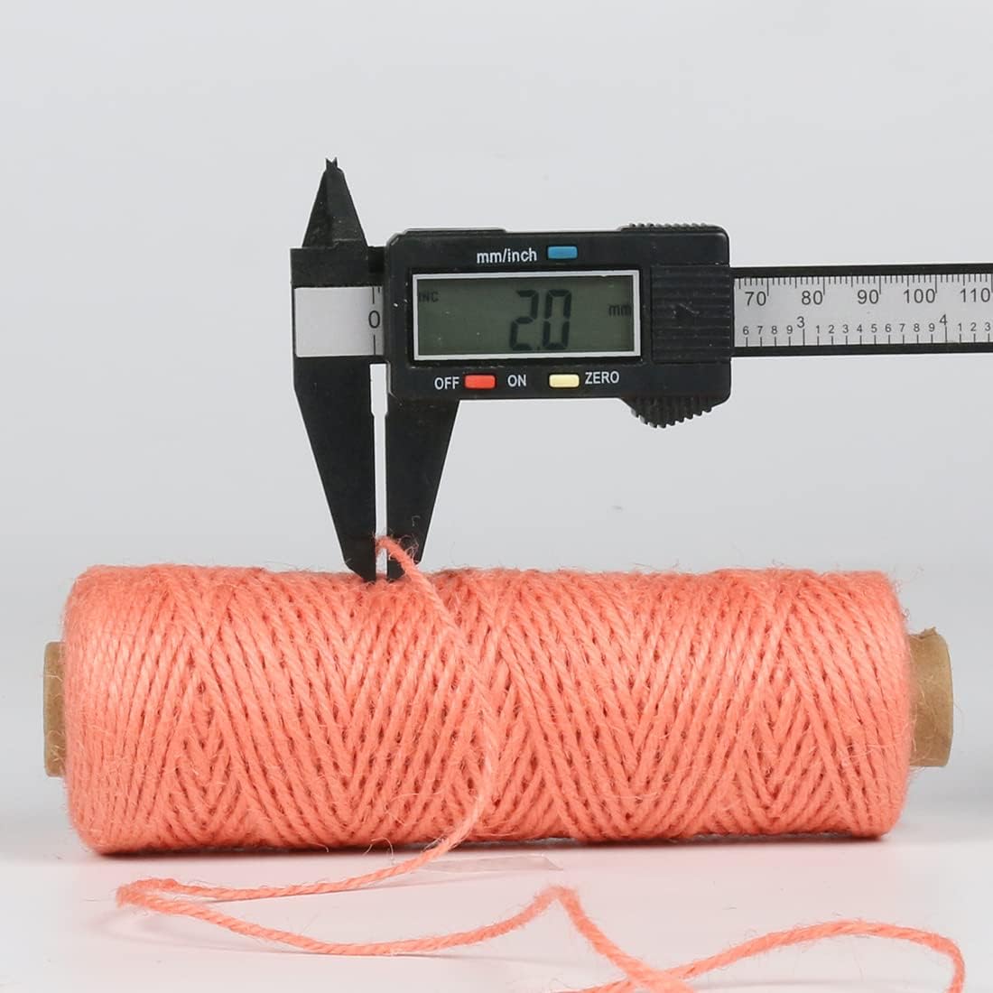 2mm 328ft Colored Natural Jute Twine String for Gift Wrapping Craft Baker Plant Christmas Ribbon Twine Handmade Arts Decoration Thin Packing String Home Decor