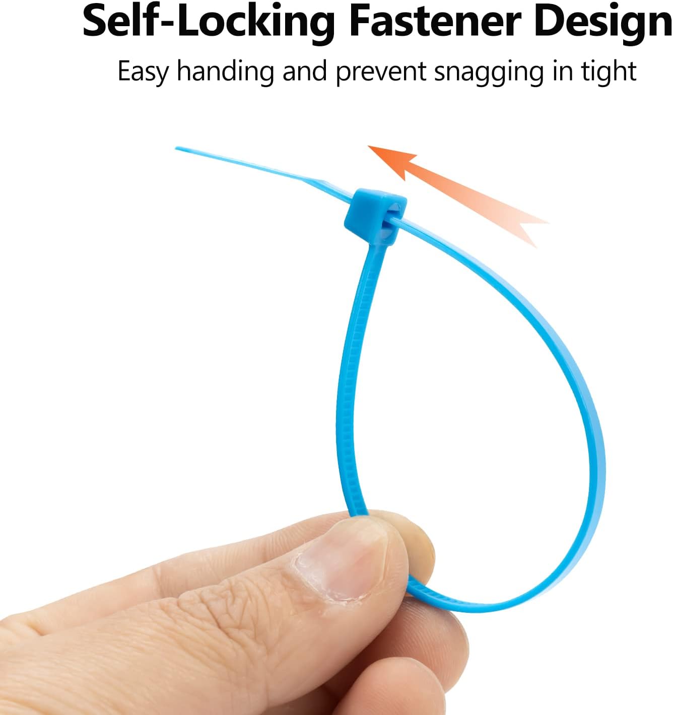 XINGO 100PCS Cable Zip Ties Heavy Duty, Premium Nylon Plastic Wire Ties with 50 Pounds Tensile Strength, Self-Locking Black Nylon Zip Ties for Indoor and Outdoor (16 inch, Pink)