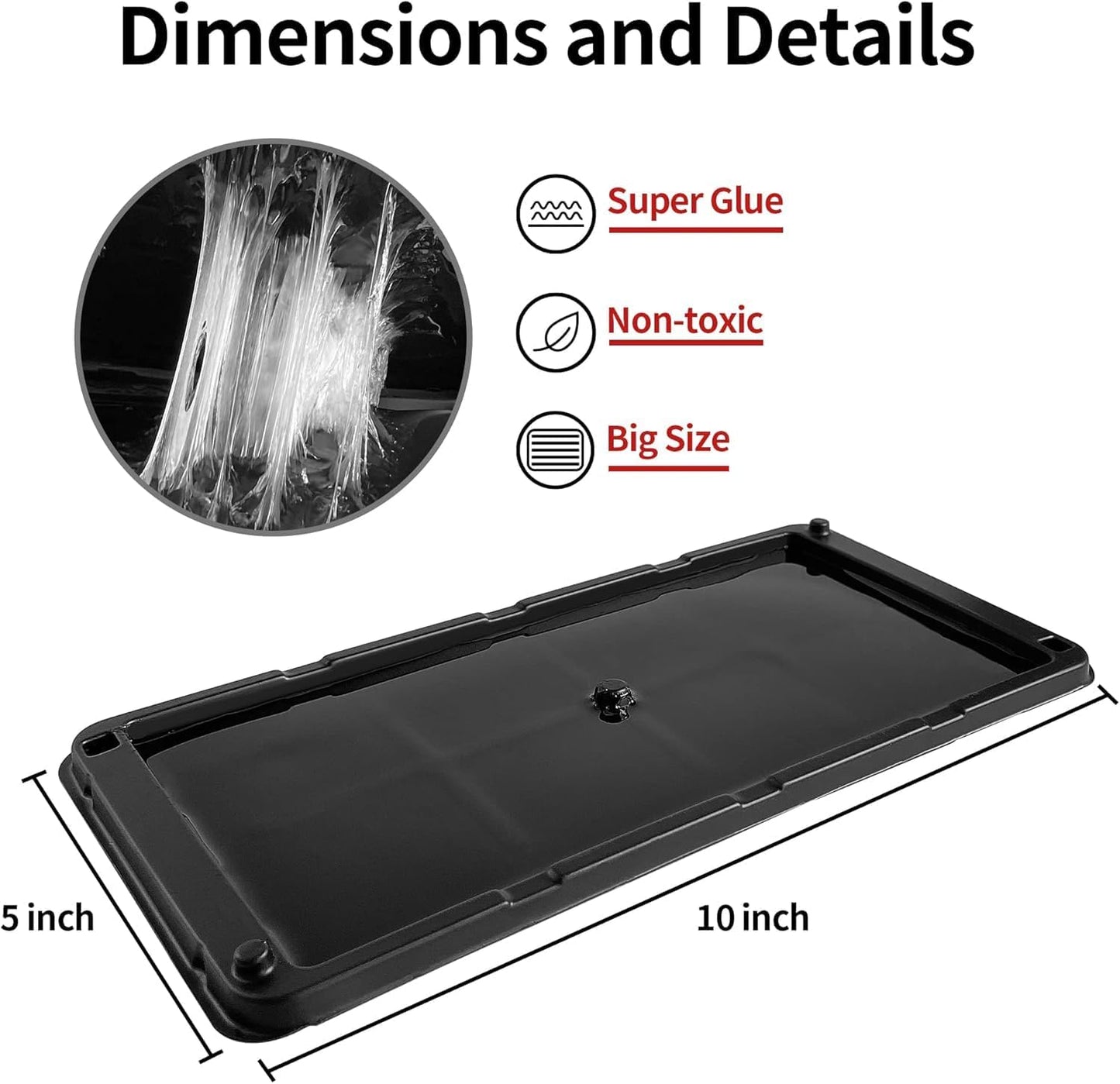 LULUCATCH Sticky Mouse Trap, 210 Pack Large Glue Traps, Pre-Baited Heavy Duty Non-Toxic Bulk Glue Boards Mouse Traps Indoor for Mice, Snakes, Rat, Insects, Cockroaches & Spiders, Pet Safe Easy to Use