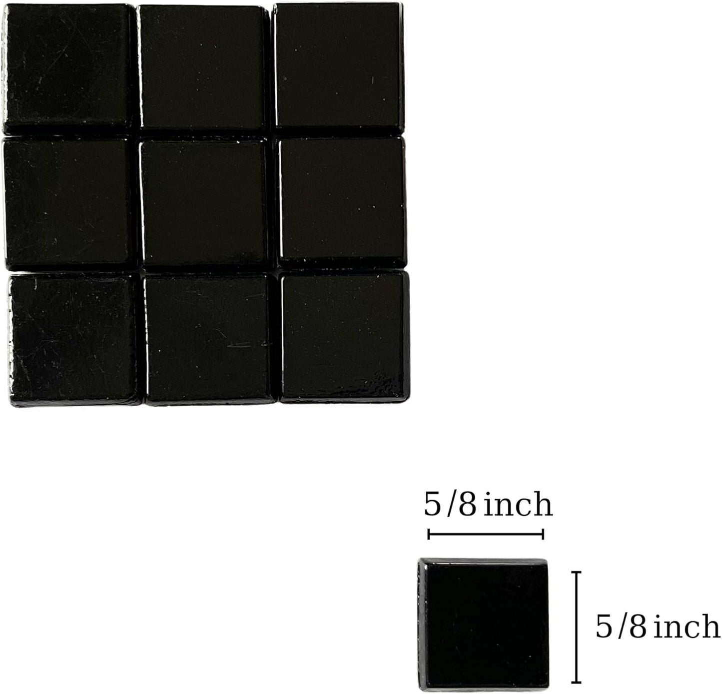 SMEIINIK 1.1lb Bulk Single Iridescent Color Mosaic Tiles for Crafts, Glass Mosaic Pieces for Mosaic Puzzles, Stained Glass Tiles for Mosaic DIY, Mosaic Making Supplies(AJ49-38)