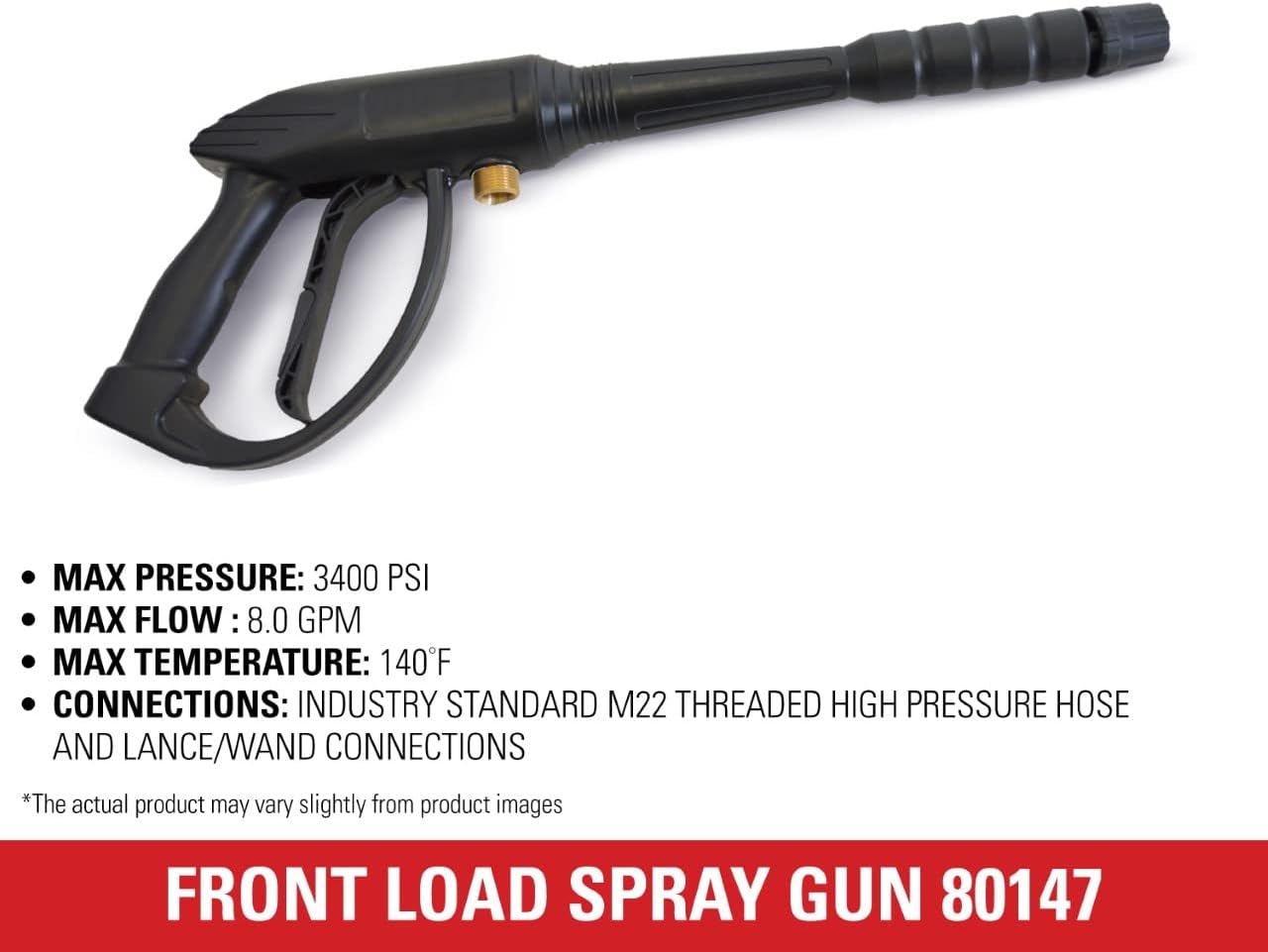 Simpson Cleaning 80147 Universal Pressure Washer Gun for Cold Water Use up to 3400 PSI